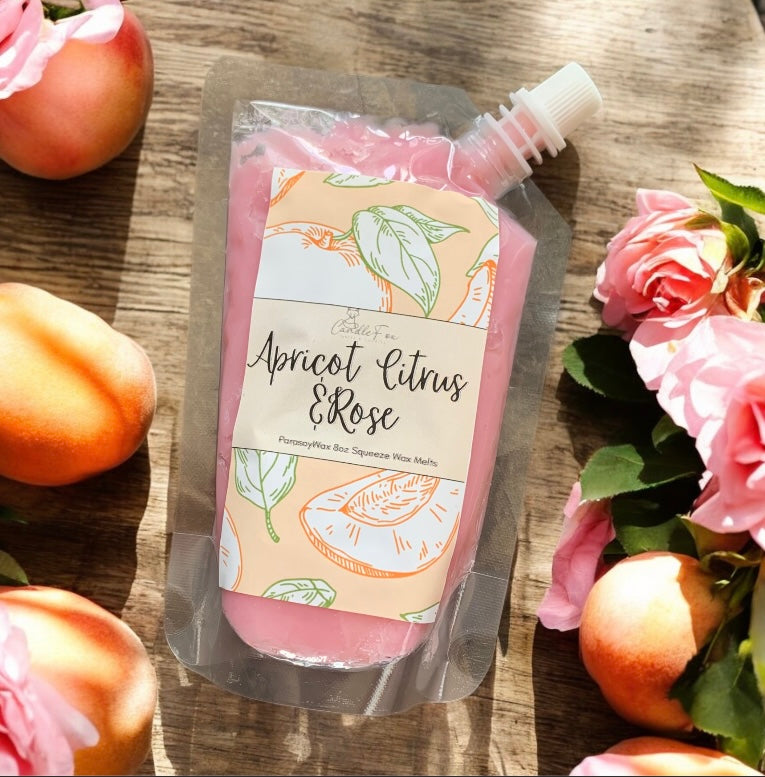 Apricot Citrus & Rose Squeeze Wax
