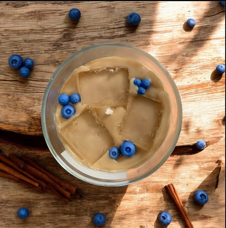 Iced Blueberry Chai Latte 8oz Candle