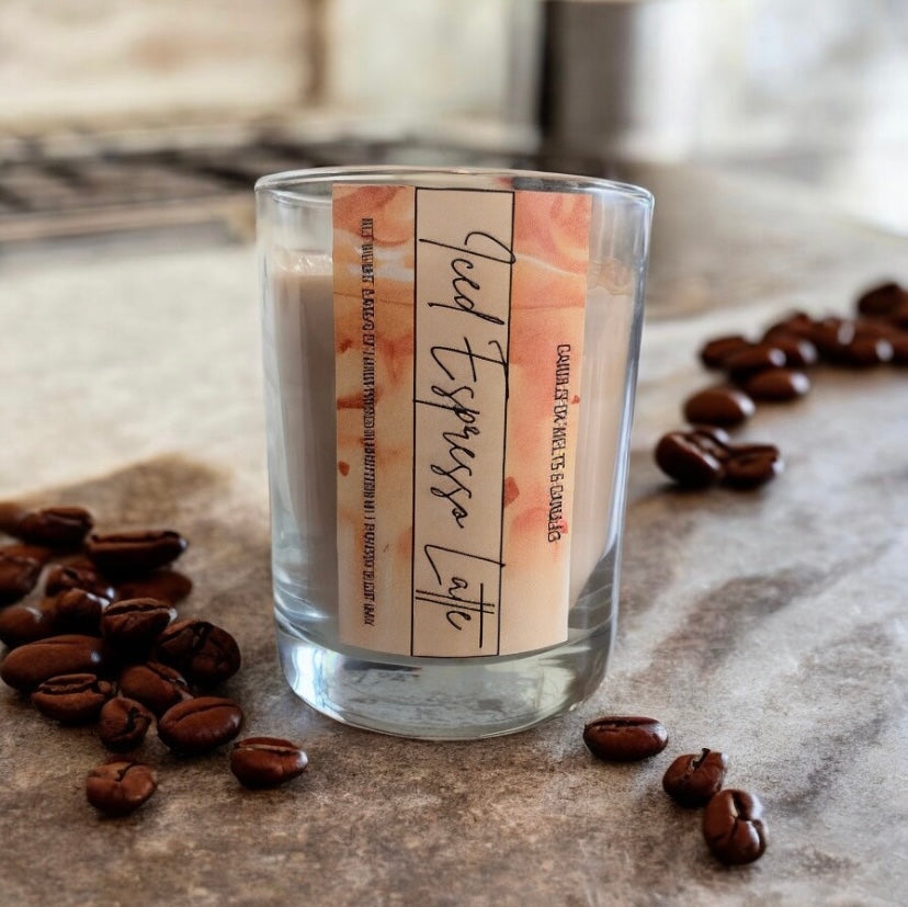 Iced Espresso Latte 8oz Candle