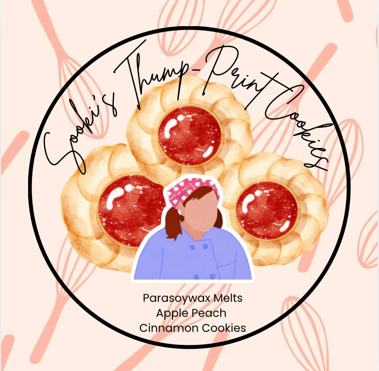 Sookies Thump Print Short Bread Cookies Wax Melts