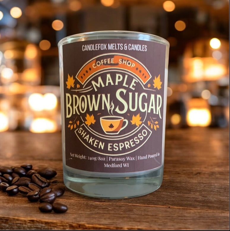 Maple Brown Sugar Shaken Espresso 8oz Candle