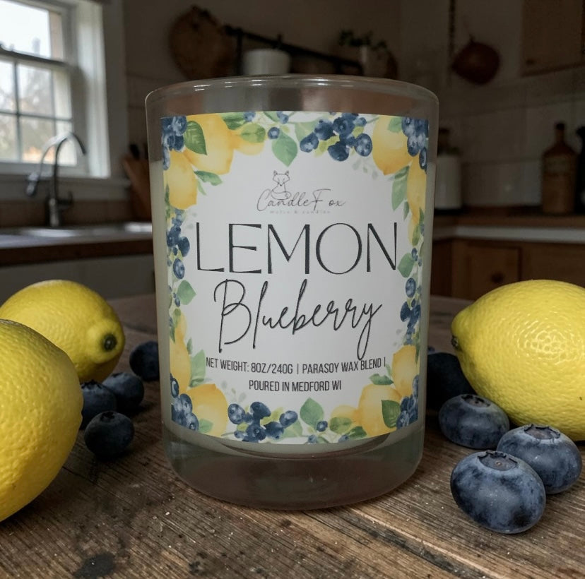 Lemon Blueberry 8oz Jar Candle