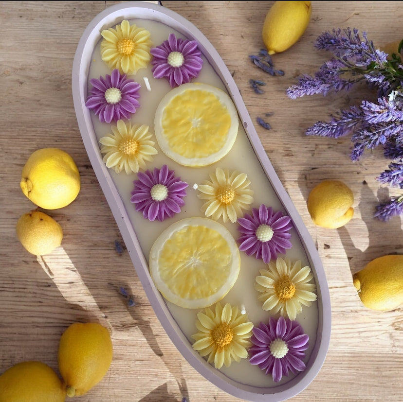 Sunshine & Lemons Dough Bowl Candle