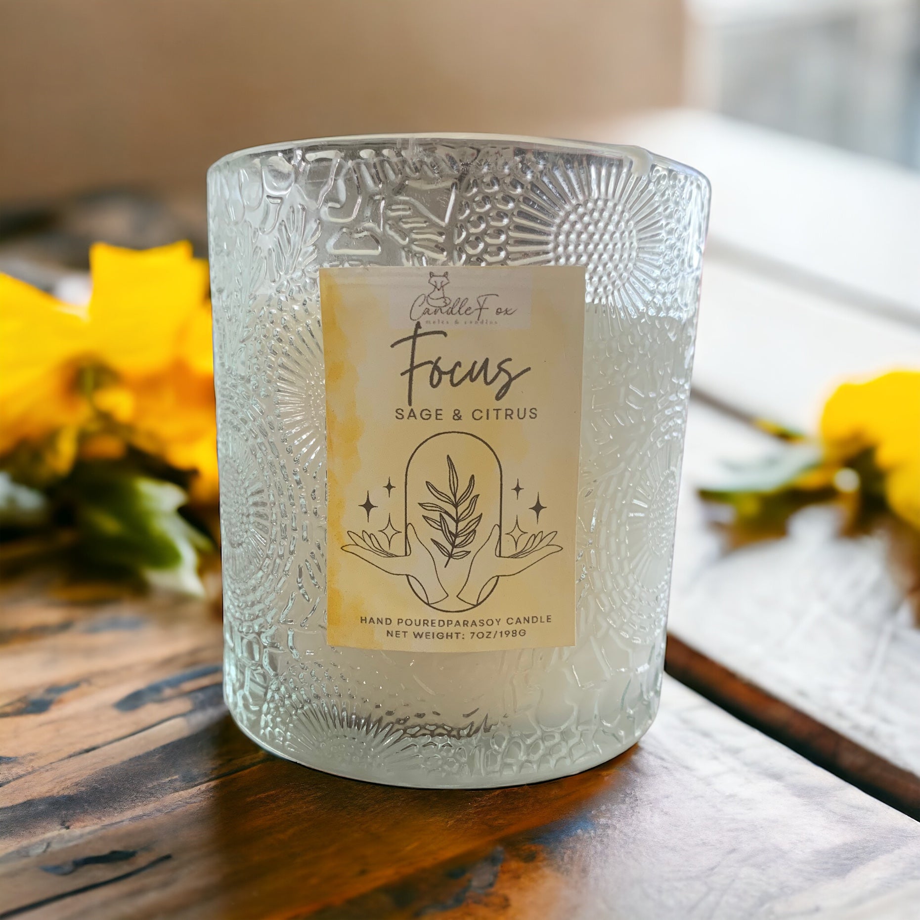 Focus, Aromatherapy 7oz Candle Collection