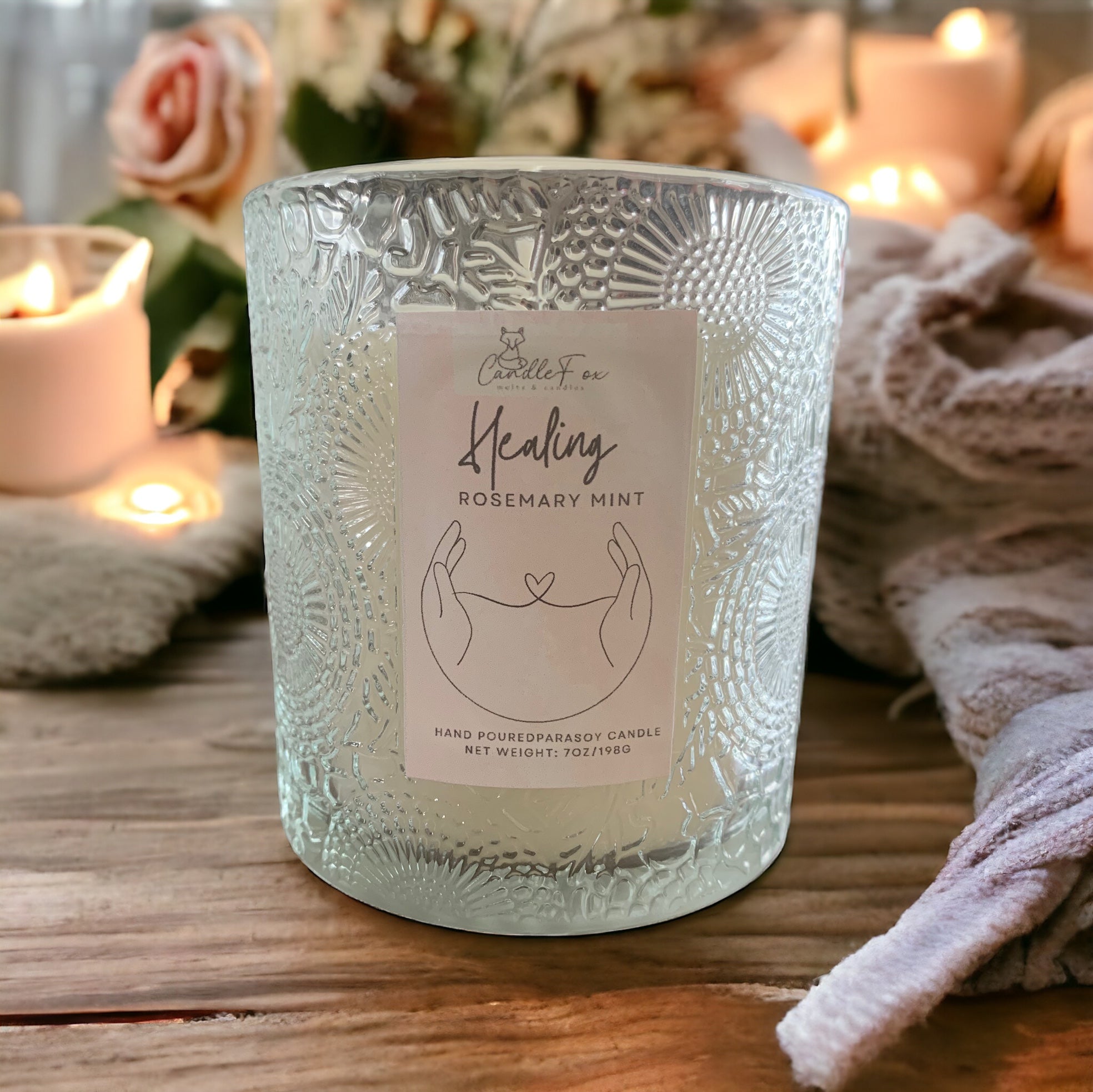 Healing, Aromatherapy 7oz Candle Collection