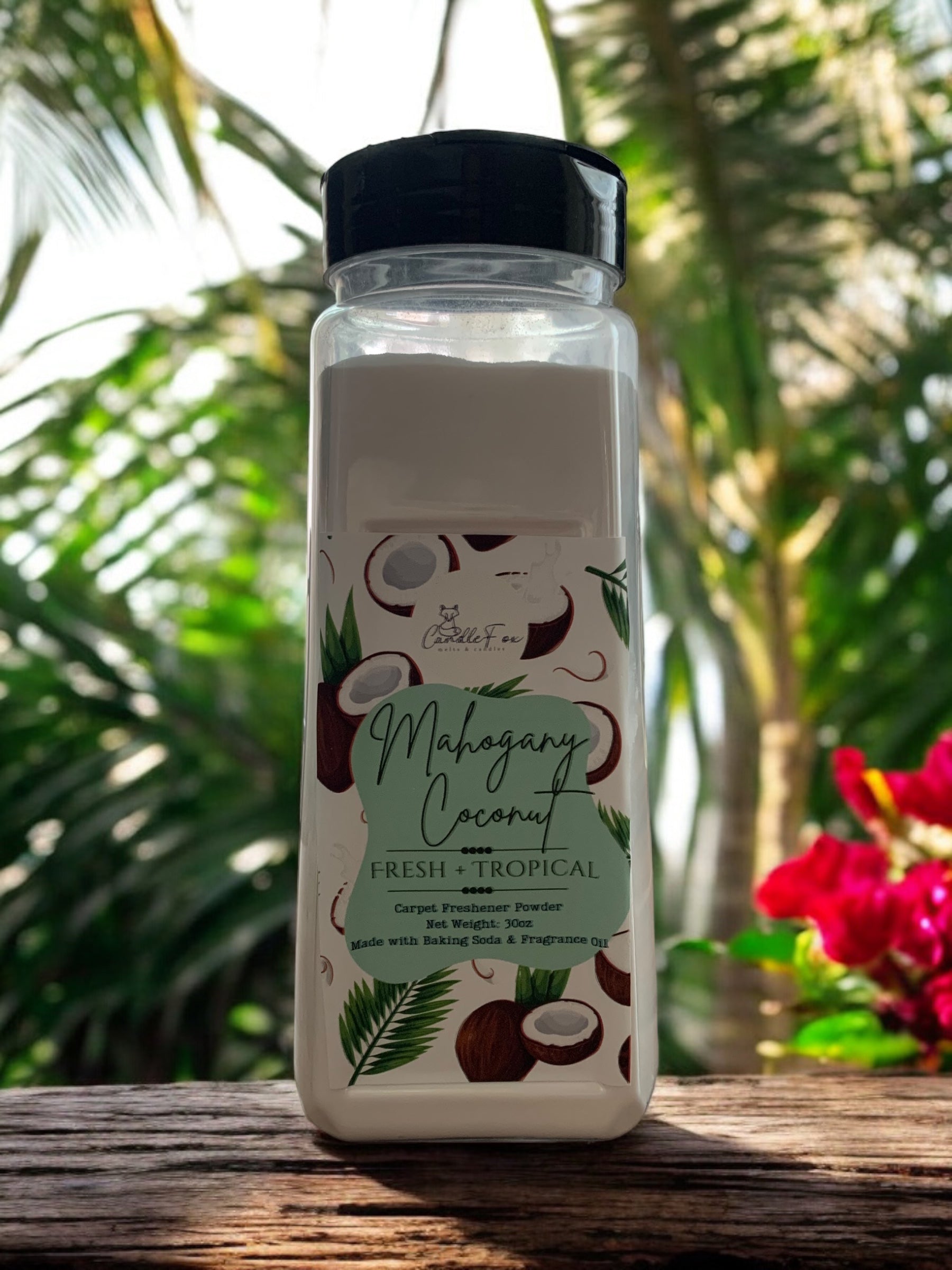 Mahogany Coconut 30oz Carpet Freshener Powder