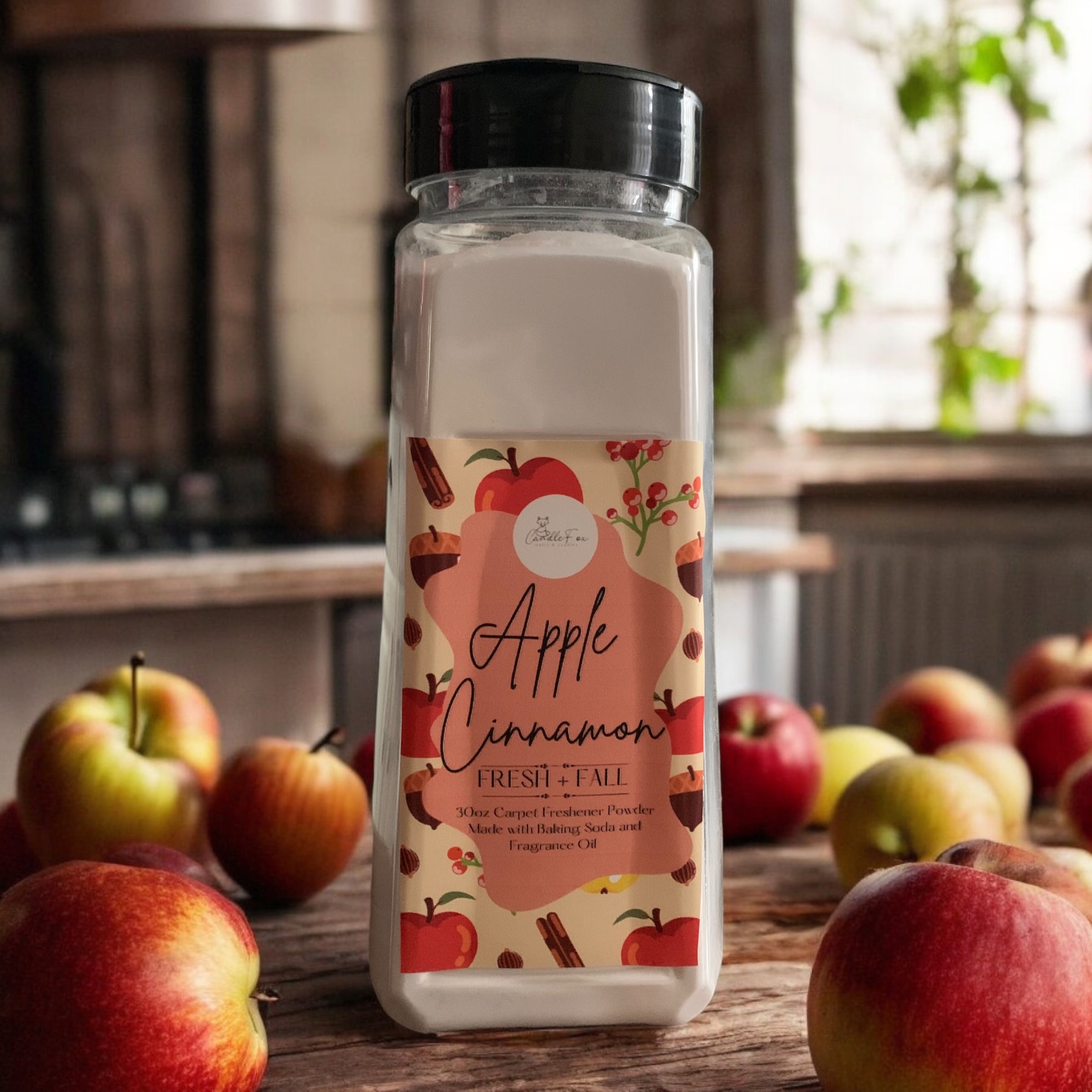 Apple Cinnamon Carpet Freshener Powder 30oz