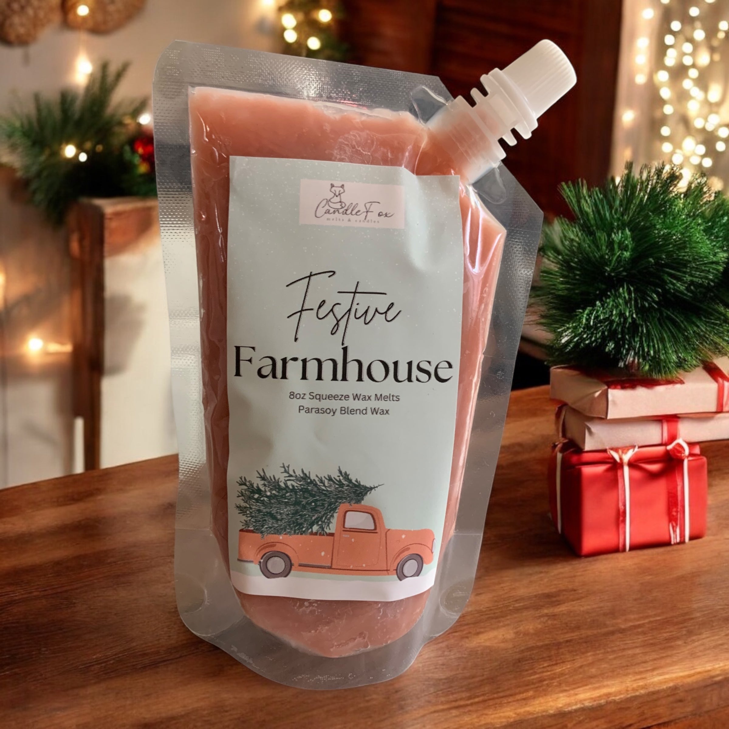 Festive Farmhouse 8oz Squeeze Wax Melt